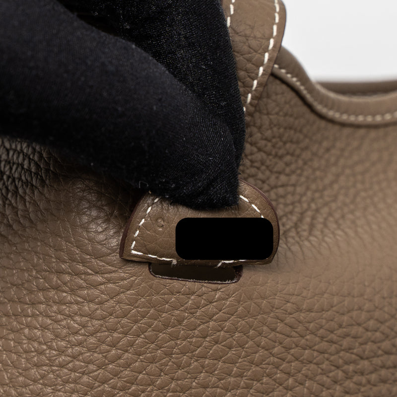 Hermes Evelyne 29 Clemence Etoupe SHW Stamp C