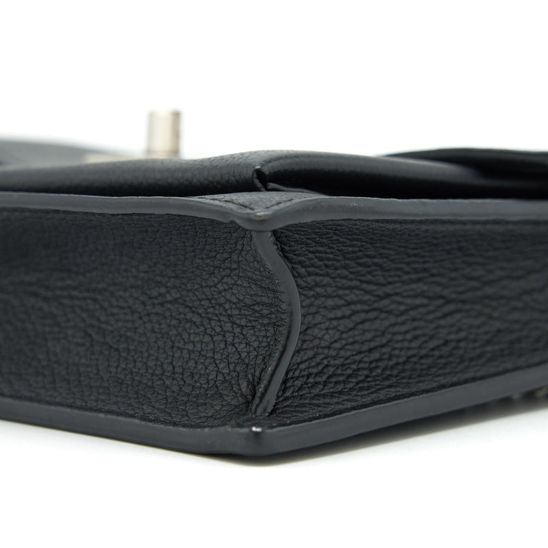 Louis Vuitton Mylockme Chain Pochette Calfskin Black SHW