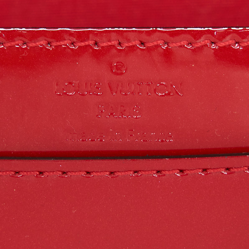 Louis Vuitton Louis Chain Bag Patent Red GHW