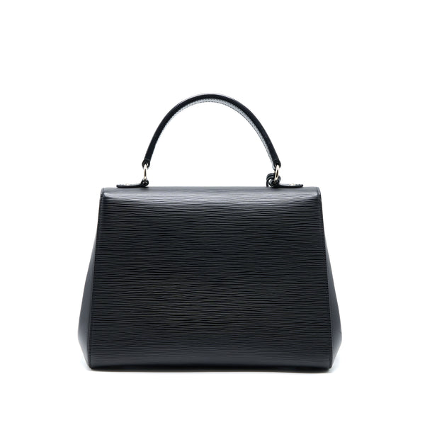 Louis Vuitton Cluny MM Epi Black SHW with Initial S.S