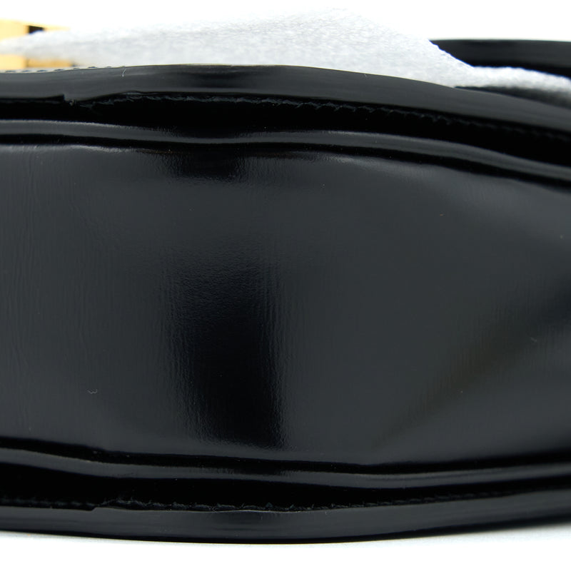 Celine Teen Triomphe Shoulder Bag Calfskin Black GHW