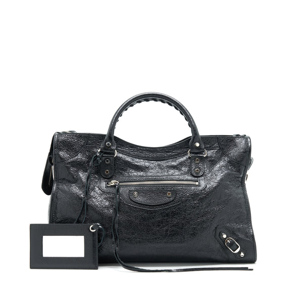 Balenciaga Giant City Bag Black SHW