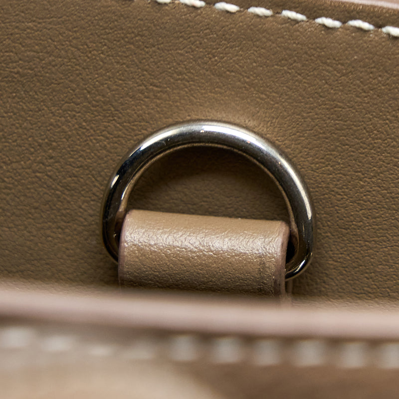 Saint Laurent Sac De Jour Calfskin Taupe SHW