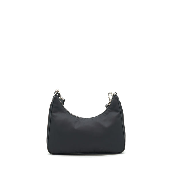 Prada Reedition 2005 Re Nylon Bag Black SHW(Chain Handle Missing）