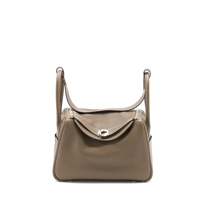 Hermes Lindy 26 Clemence Etoupe SHW Stamp C