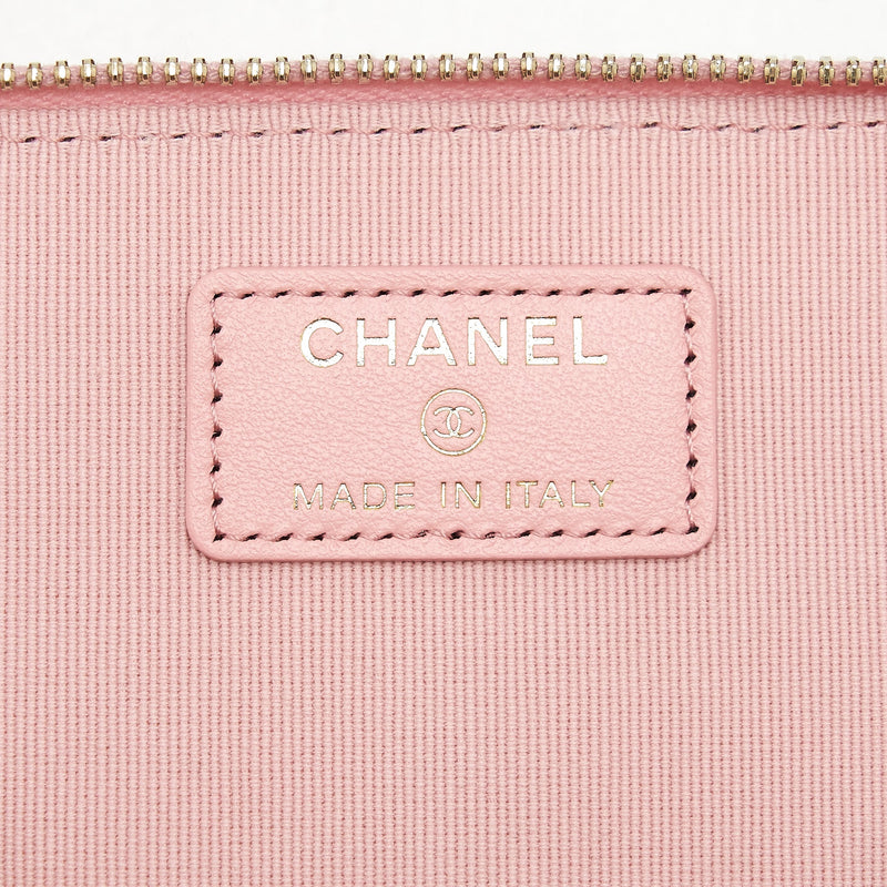 Chanel 22C Long Vanity with Chain Caviar Light Pink LGHW