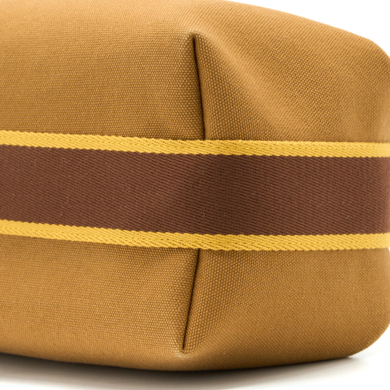 Hermes Trousse De Toilette Bride PM Canvas Travel Pouch