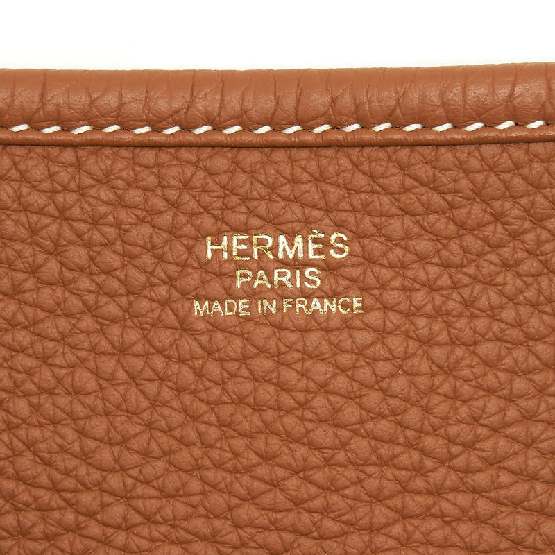 Hermes Evelyne 33 Gold GHW Stamp Y