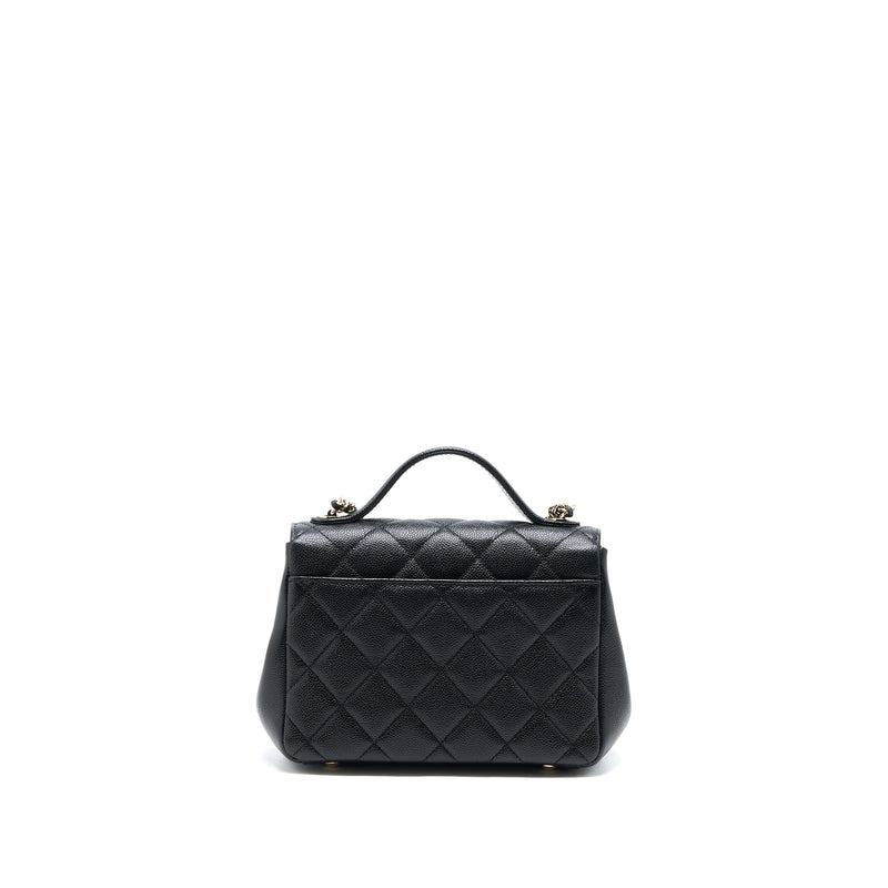 Chanel Small Business Affinity Caviar Black LGHW (Microchip)