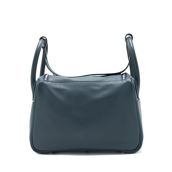 Hermes Lindy 30 Evercolour Vert Cypress SHW Stamp X