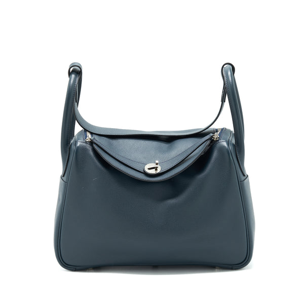 Hermes Lindy 30 Evercolour Vert Cypress SHW Stamp X