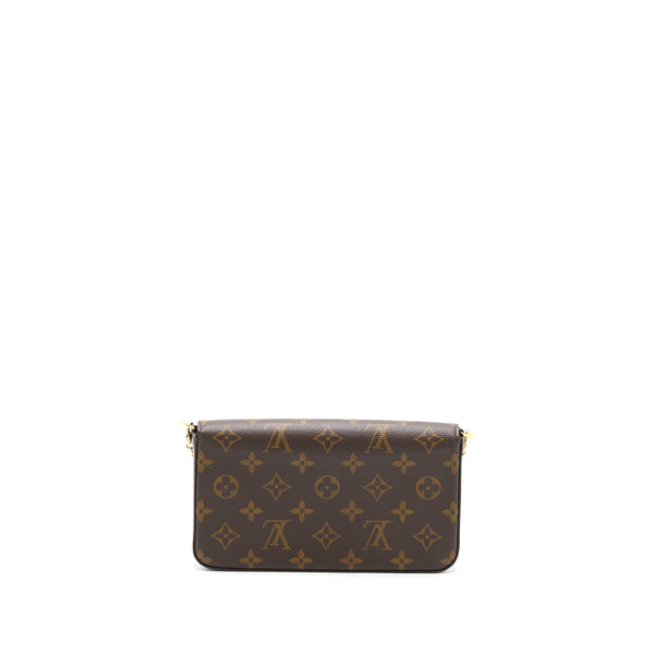 Louis Vuitton Felicie Pochette Monogram Canvas Red GHW