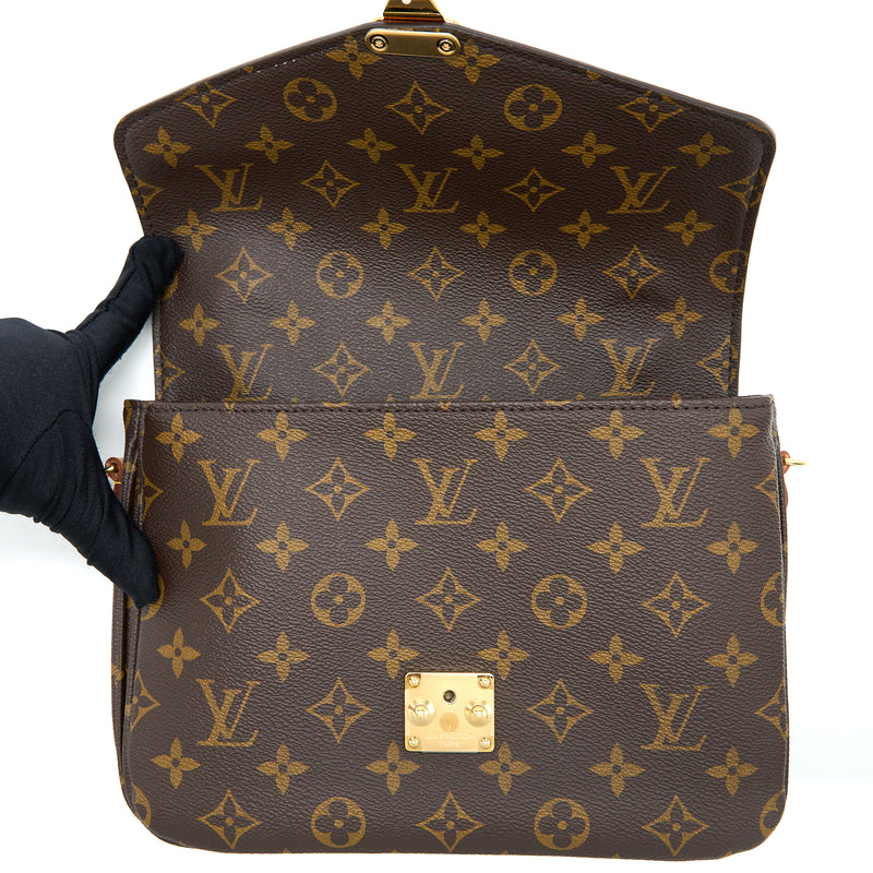 Louis Vuitton Pochette Métis Monograms Canvas GHW(New Version)