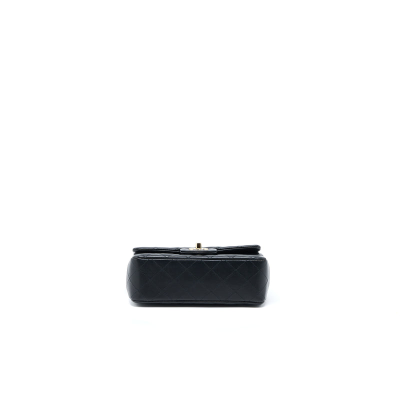 Chanel Mini Rectangular with coco bag charm Limited Edition Lambskin Black LGHW