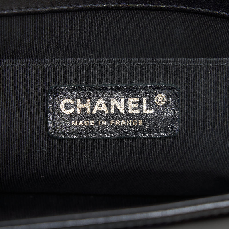 Chanel Medium Le Boy Patent Leather Black LGHW