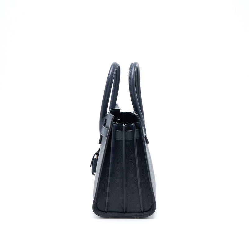 Saint Laurent/YSL Baby Sac De Jour  Calfskin Navy SHW