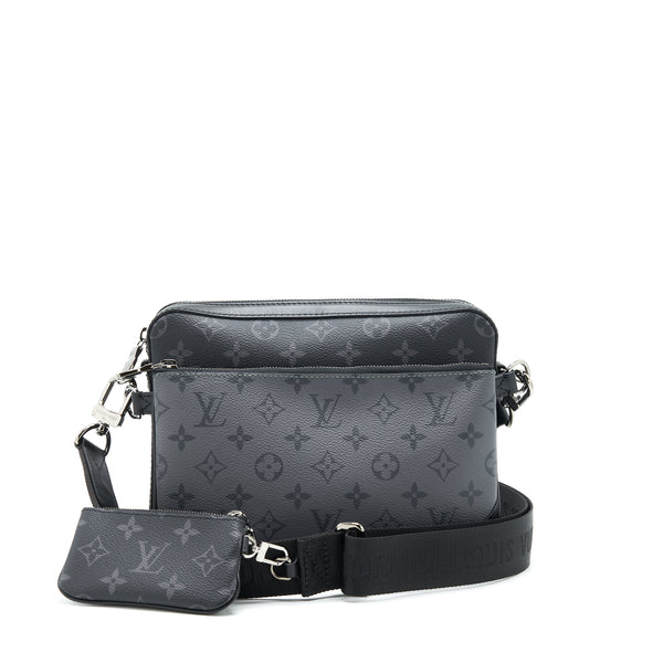 Louis Vuitton Trio Messenger Monogram Eclipse Coated Canvas
