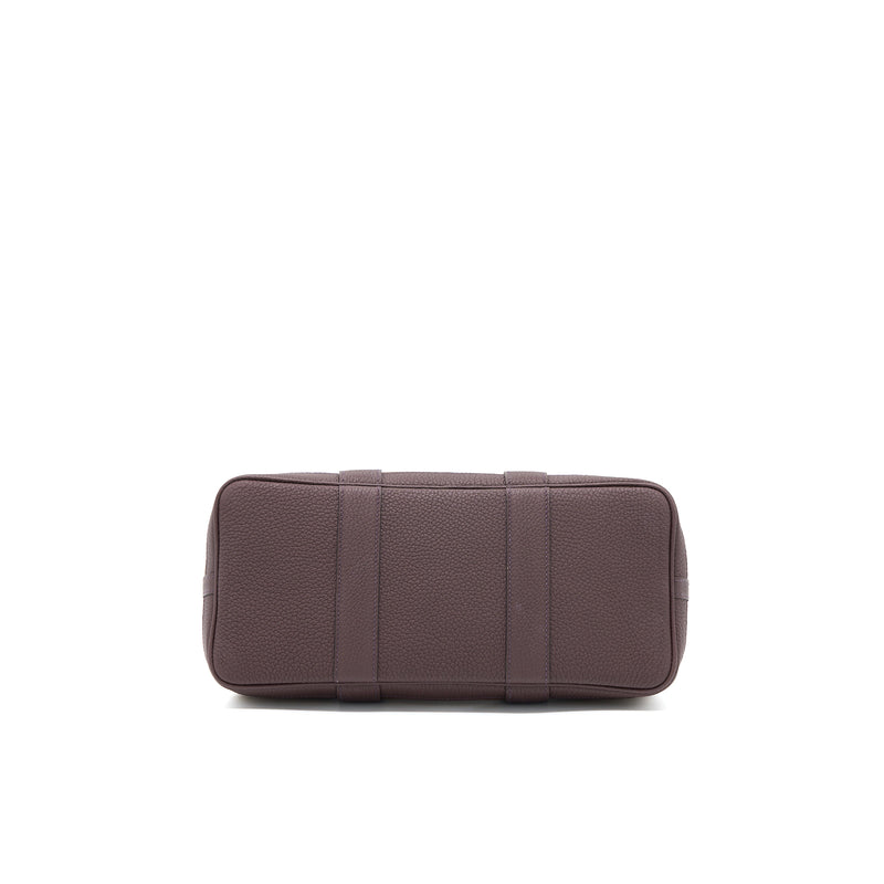 Hermes Garden Party 30 Canvas/Leather Alezan/ Bleu Outrener/ Rouge Sellier SHW Stamp U