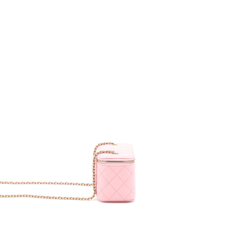Chanel Long Vanity With Chain Caviar Pink LGHW