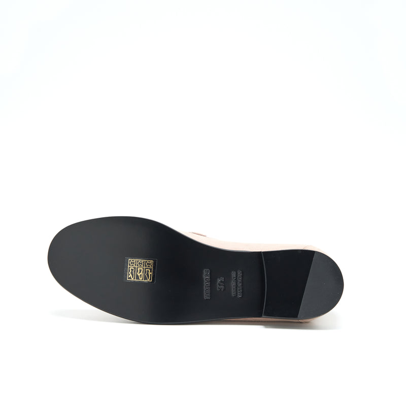 Hermes Size 37.5 Destin Loafer Chevre Velours