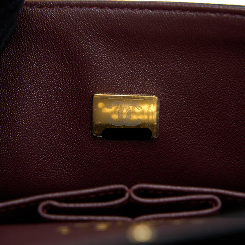 Chanel Small Classic Double Flap Bag Caviar Black GHW (Microchip)