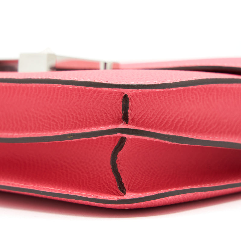 Hermes Constance Mini Epsom Rose Azalee SHW Stamp Y