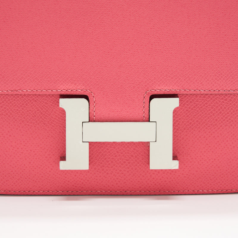 Hermes Constance Mini Epsom Rose Azalee SHW Stamp Y