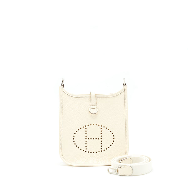 Hermes Mini Evelyne Nata SHW