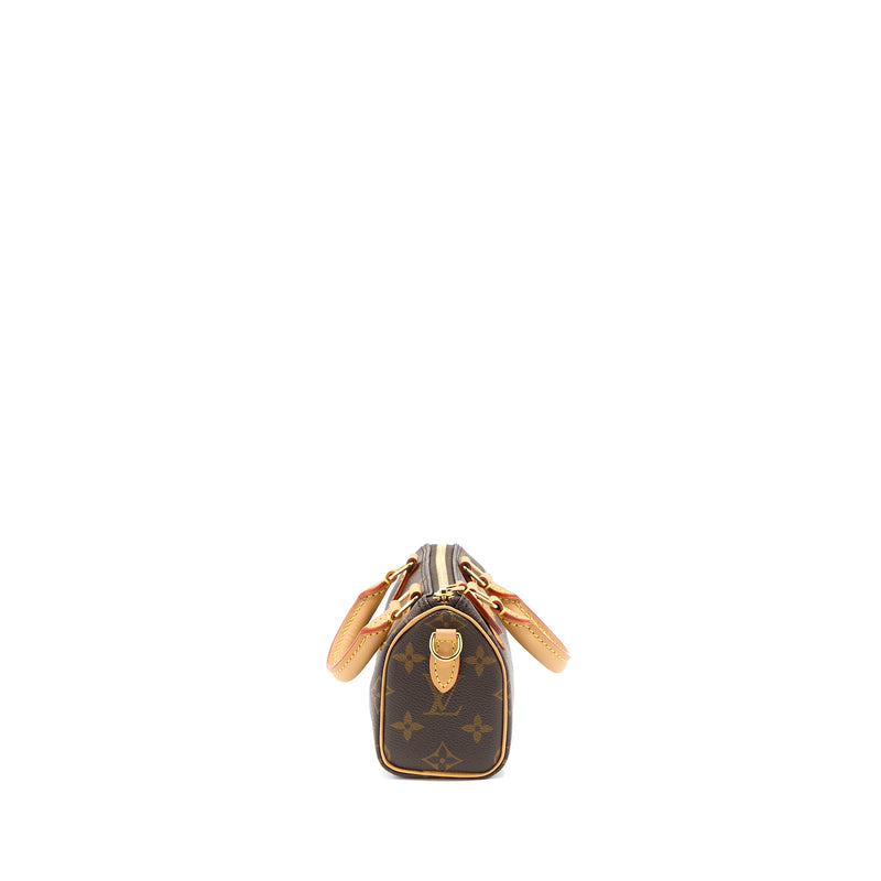 Louis Vuitton Nano Speedy Monogram Canvas GHW (New Version)