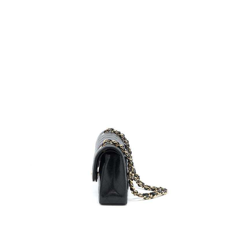 Chanel Small Classic Double Flap Bag Caviar Black GHW (Microchip)
