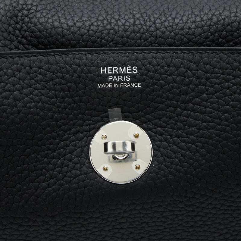 Hermes Lindy 30 Clemence Black SHW Stamp Y