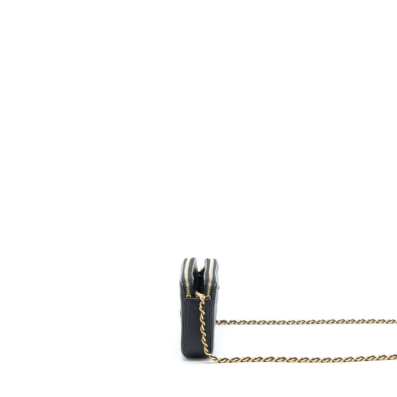 Chanel Filigree Long Wallet On Chain Caviar Black GHW