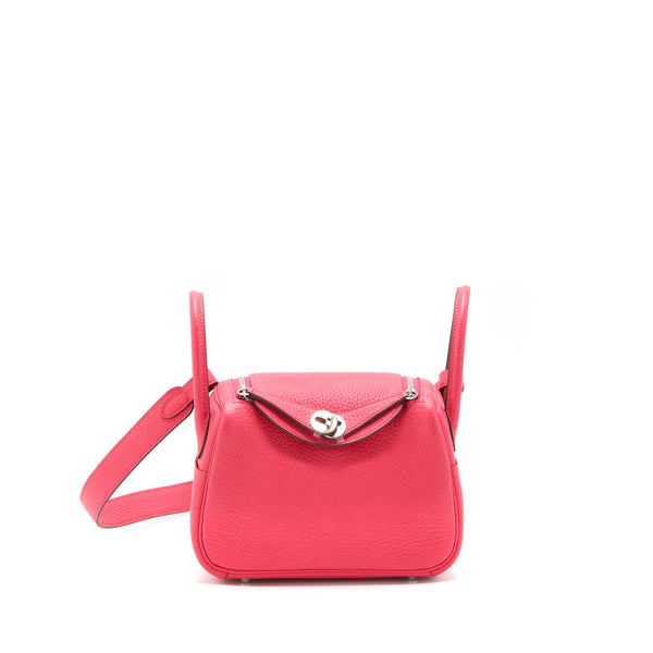 Hermes Mini Lindy Rose Extreme SHW Stamp Y