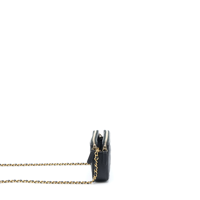 Chanel Filigree Long Wallet On Chain Caviar Black GHW