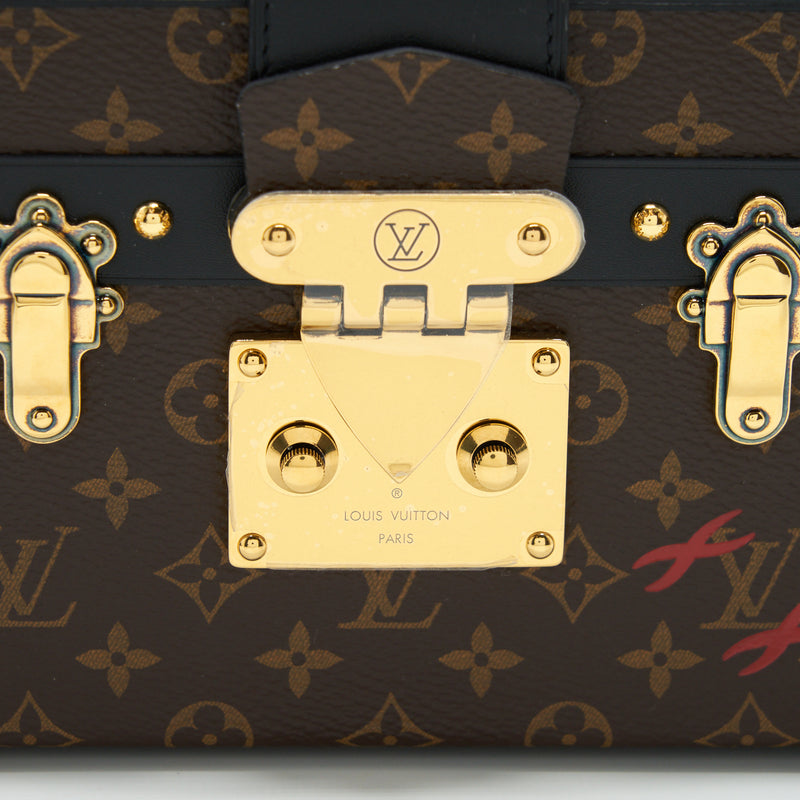 Louis Vuitton Petite Malle Monogram Canvas GHW