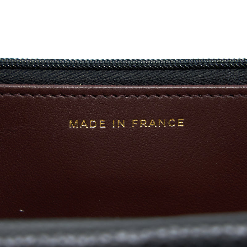 Chanel Classic Wallet On Chain Caviar Black GHW (Microchip)