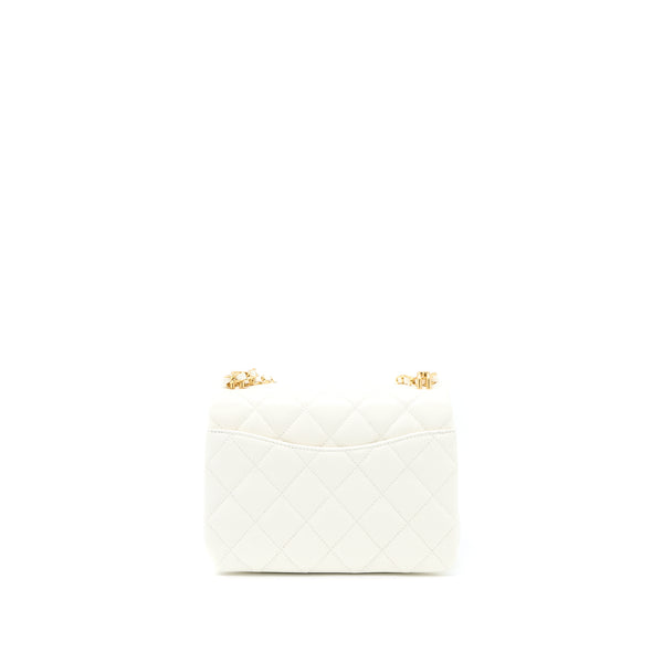 Chanel 22K Coco First Caviar White GHW (Microchip)
