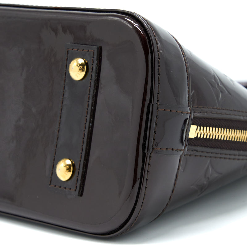 Louis Vuitton Alma BB Patent Amatante GHW