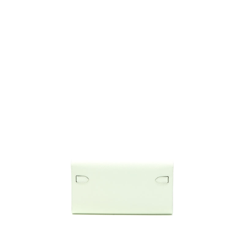 Hermes Kelly To Go Epsom Vert Fizz SHW Stamp U