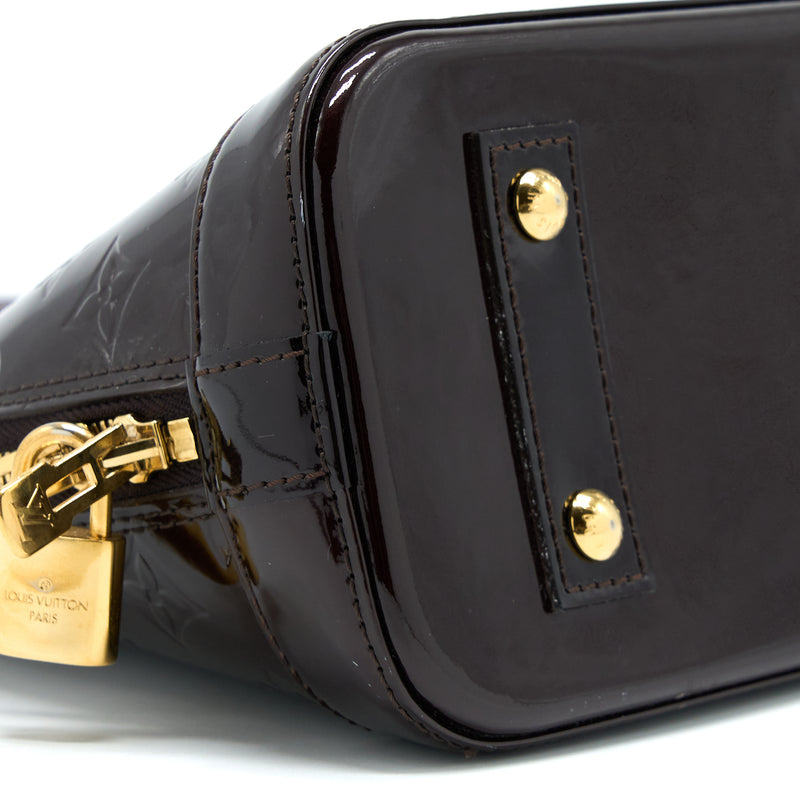 Louis Vuitton Alma BB Patent Amatante GHW