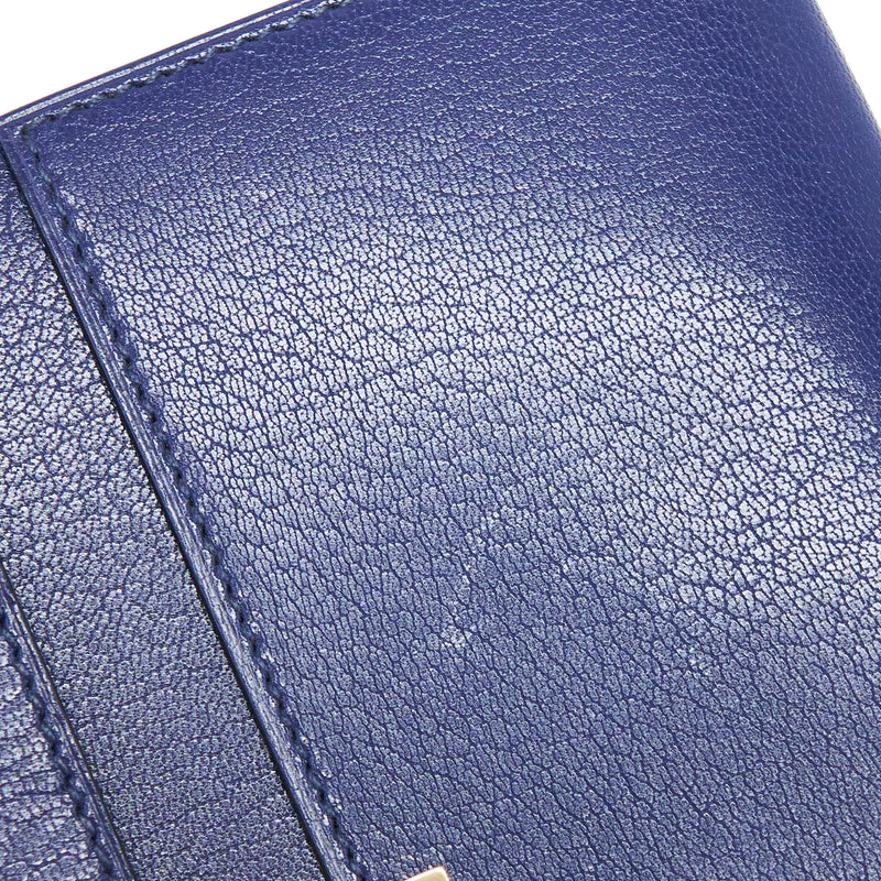 Hermes Cinhetic To Go Chevre Chamkila Blue Sapphire GHW Stamp D
