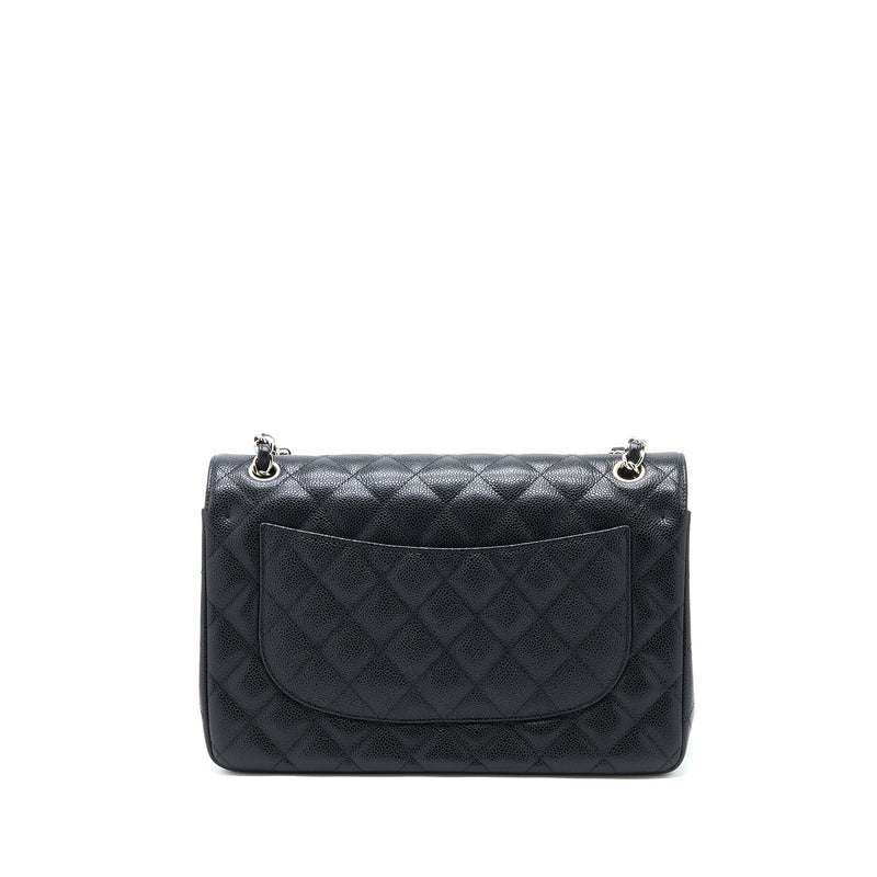 Chanel Jumbo Classic Double Flap Bag Caviar Black SHW