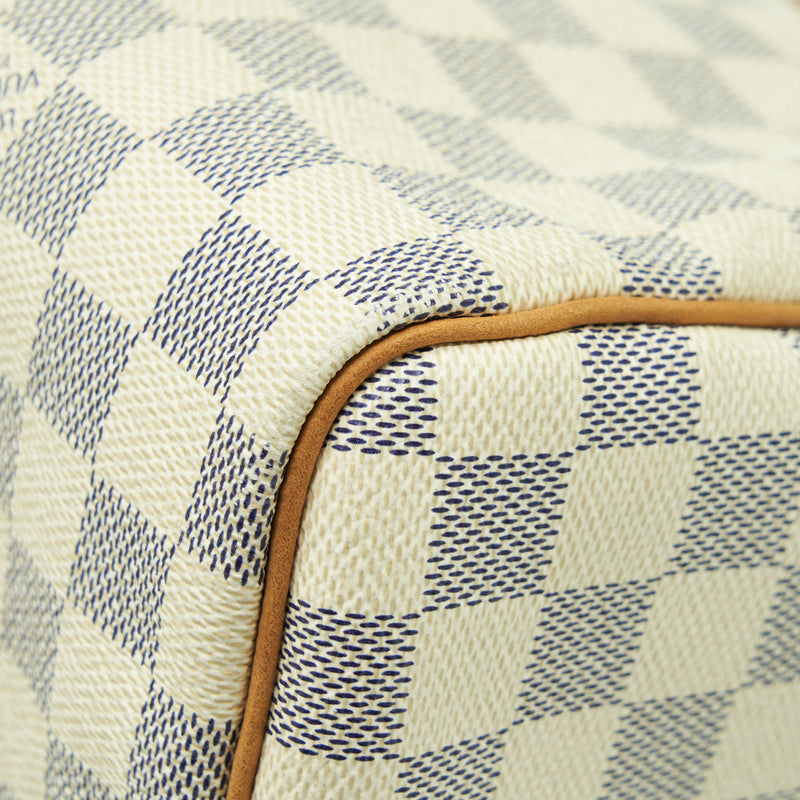 Louis Vuitton Speedy 30 Damier Azur Canvas GHW