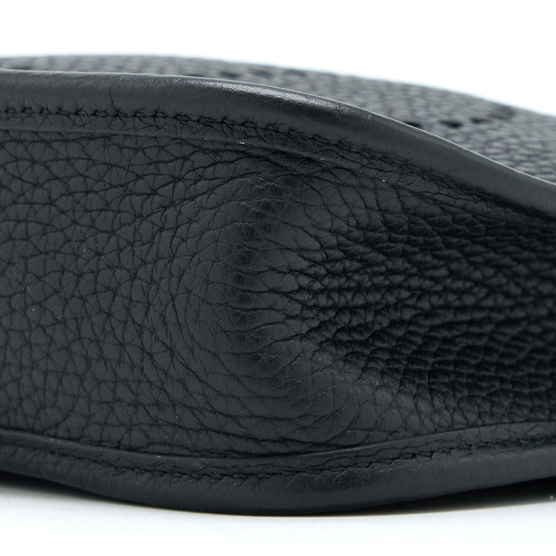 Hermes Mini Evelyne Clemence Black GHW Stamp D