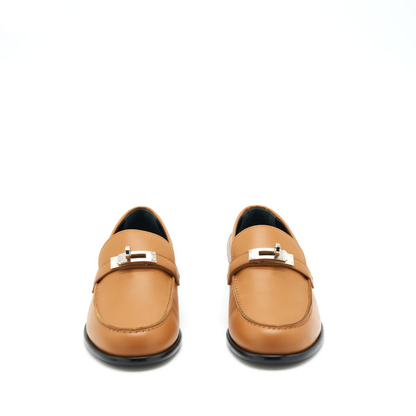 Hermes Size 38 Destin Loafer Natural Colour SHW