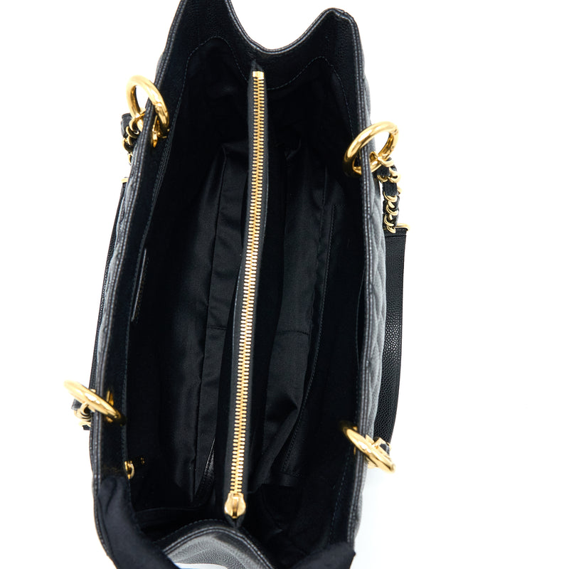 Chanel Grand Shopping Tote / GST Caviar Black GHW