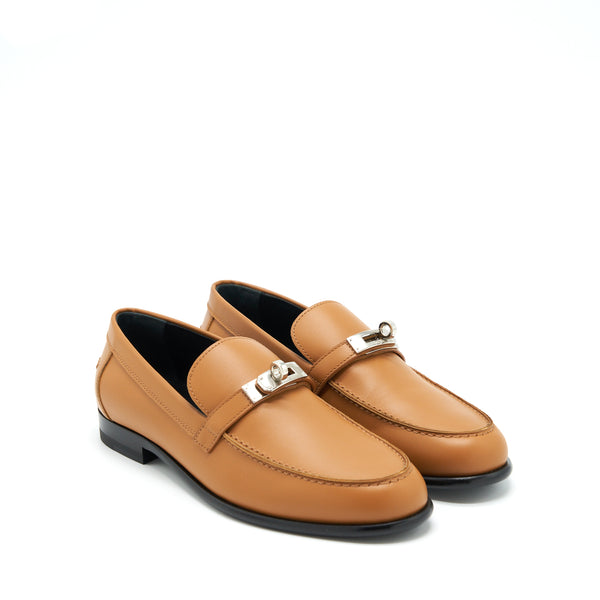 Hermes Size 38 Destin Loafer Natural Colour SHW
