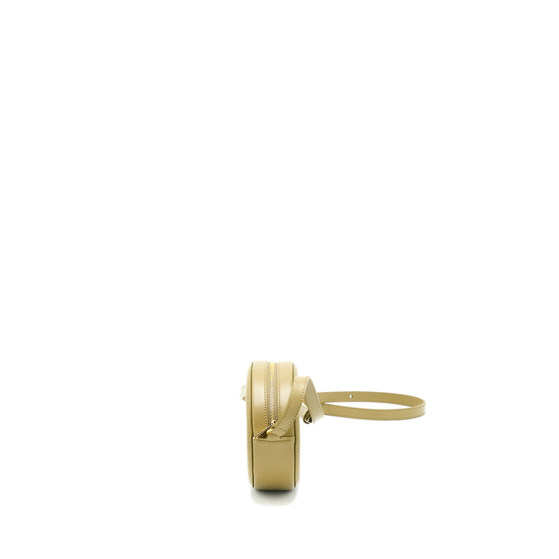 Celine Crossbody Oval Purse Calfskin Olive GHW