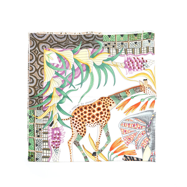 Hermes Silk Scarf 90×90cm
