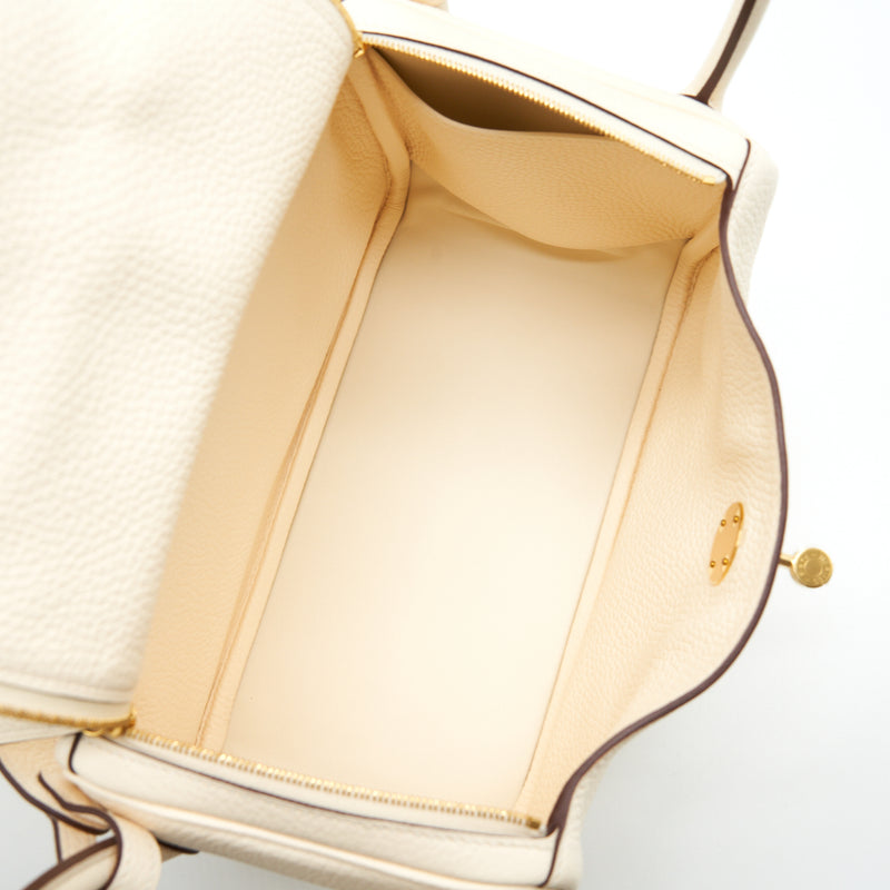 Hermes Lindy 26 Clemence Nata GHW Stamp U